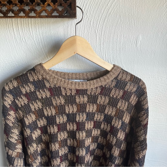 Vintage Geoffrey Beene Knit Sweater XL - Picture 2 of 6